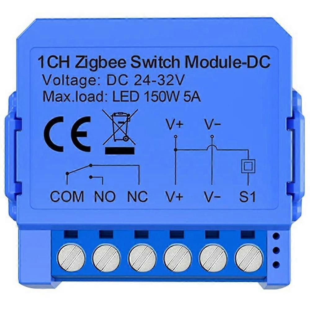 ZWSM16-DC-1 1 Channel ZigBee Smart Switch Module Intelligent On/Off Controller Circuit Breaker