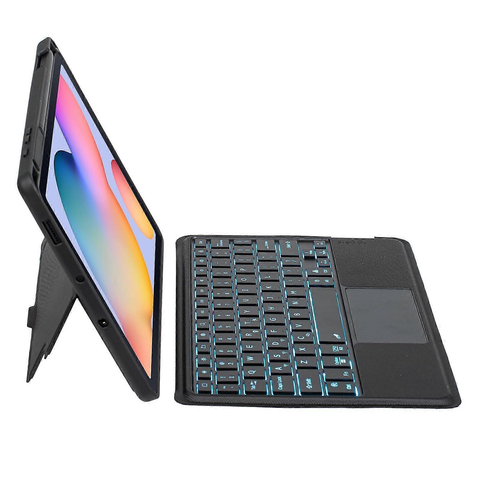 Keyboard Case with MultiTouch Trackpad and 7Color Backlit Keys for Samsung Galaxy Tab S6 Lite