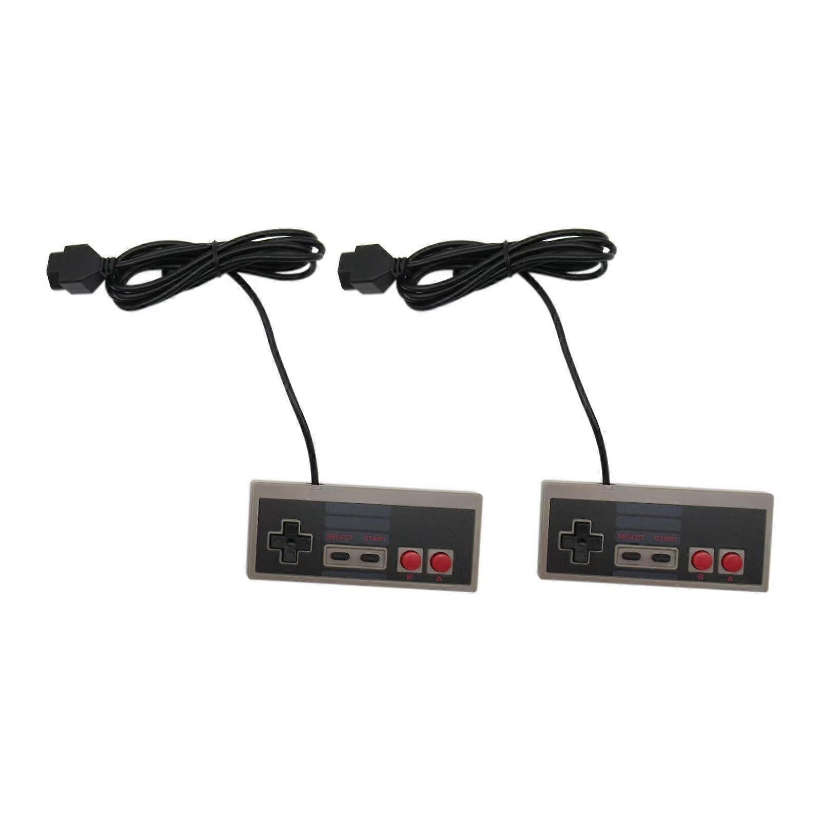 2 Pack NES004 Wired Controllers for Nintendo Entertainment System Authentic Gameplay Two Player Ready