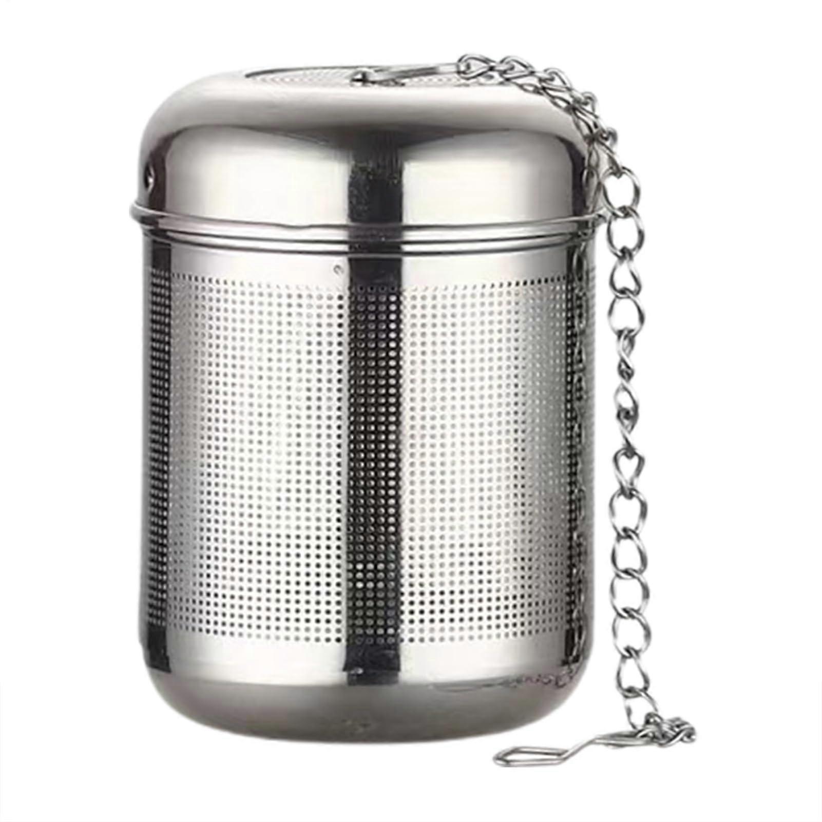 Stainless Steel Soup Strainer and Tea Infuser Ball, Rustproof Fine Mesh, Dishwasher Safe MultiUse