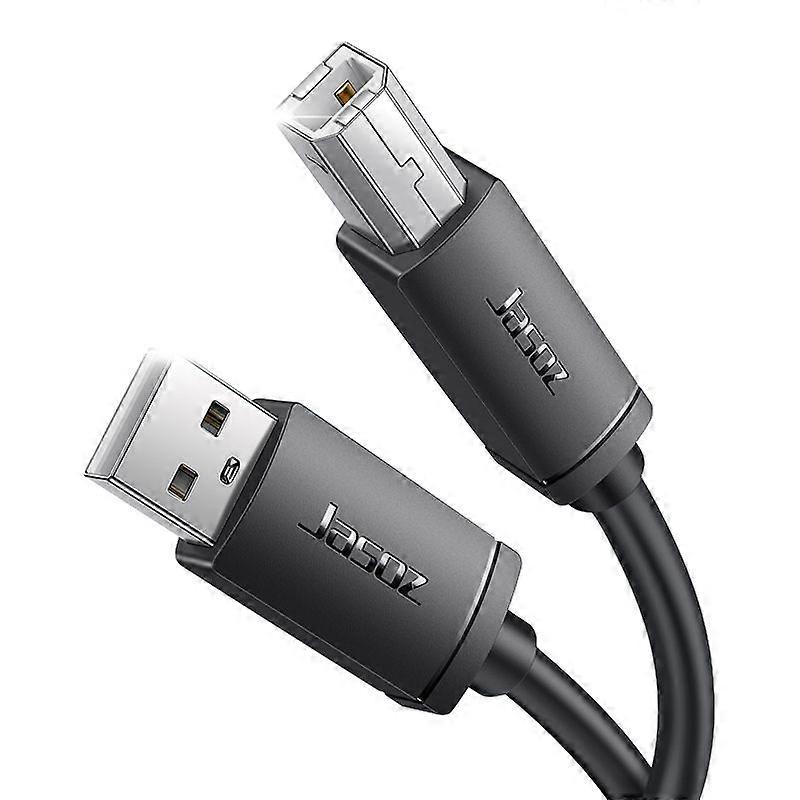3 PCS Jasoz USB Printing Data Cable Oxygen-Free Copper Core, Length: 2m