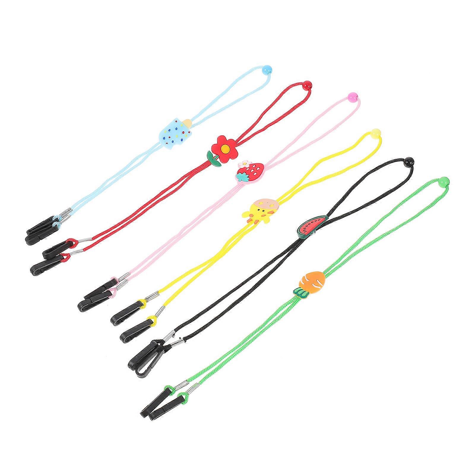 Multi-Function Mask Holder Adjustable Mask Chain 6Pcs Included