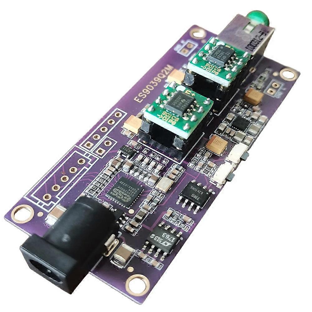 ES9039Q2M Decoding Board I2S Input ES9039 Asynchronous USB Module OPA1642+OPA1612 Can Be Paired with Italian Interface