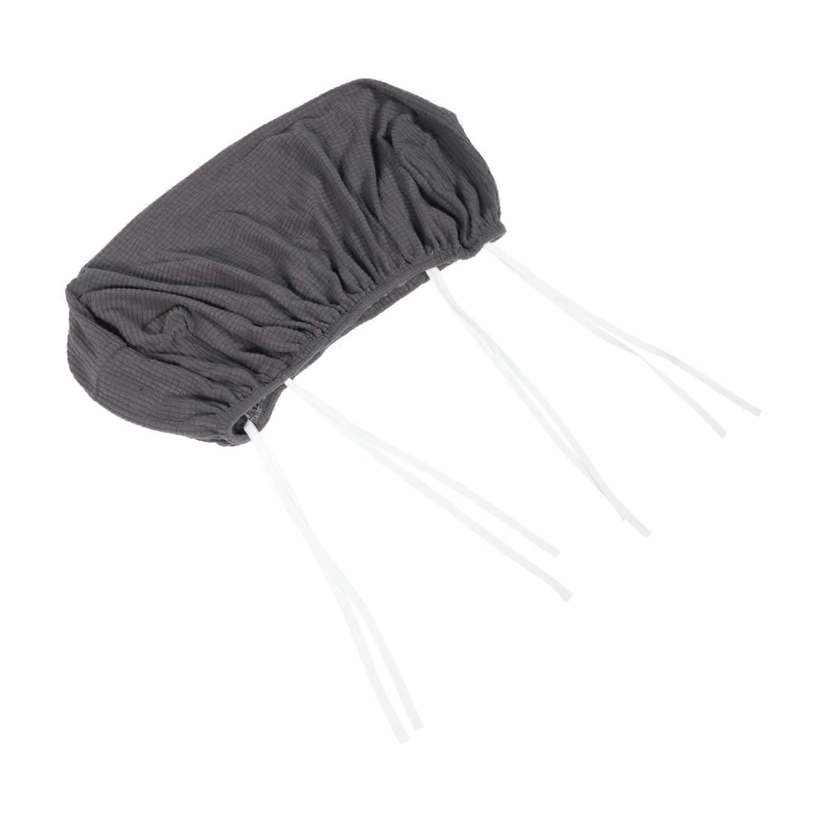 Dark Grey Piano Bench Cover Stretch Slipcover Stain Concealing Comfortable Stool Protector