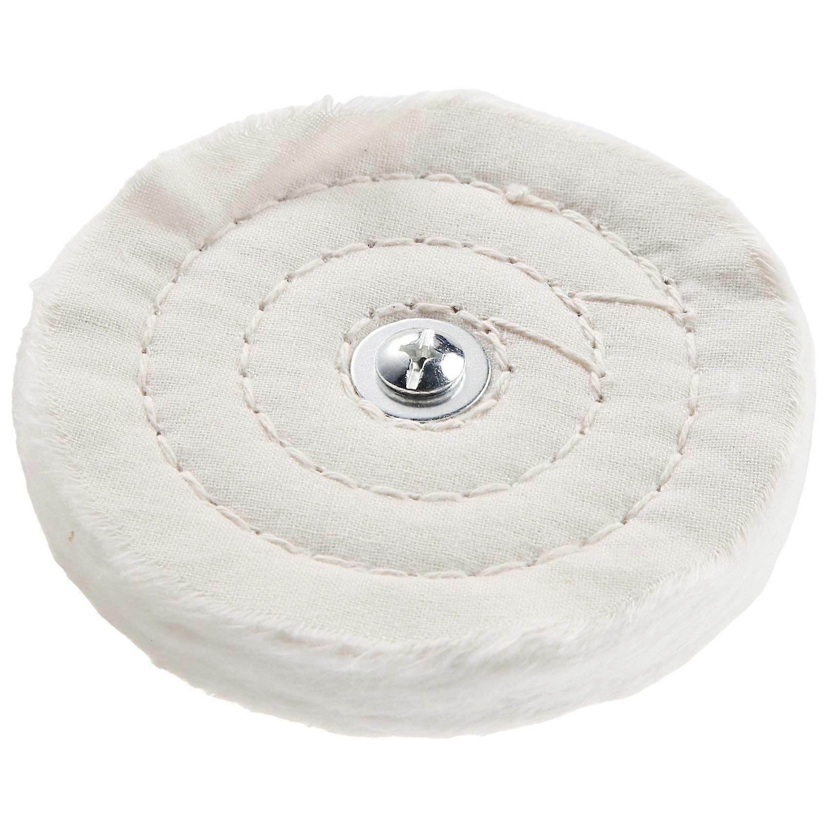 Almofada de polimento de pano de 4 polegadas e 100 mm para furadeira elétrica/bateria, polimento e lixadeira