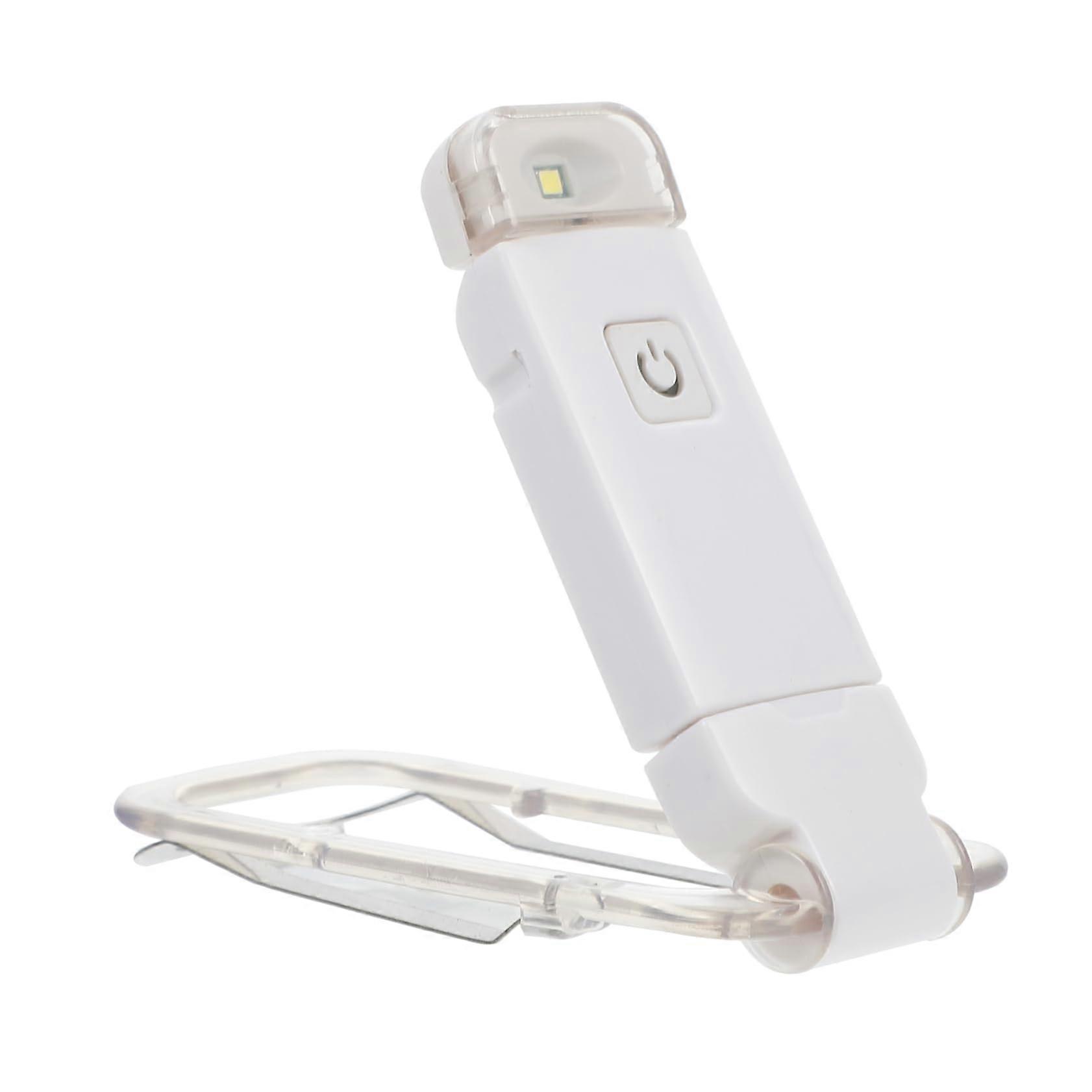 USB Book Light with Adjustable Brightness, Foldable Design and USB Rechargeable Clip On Lamp for Reading