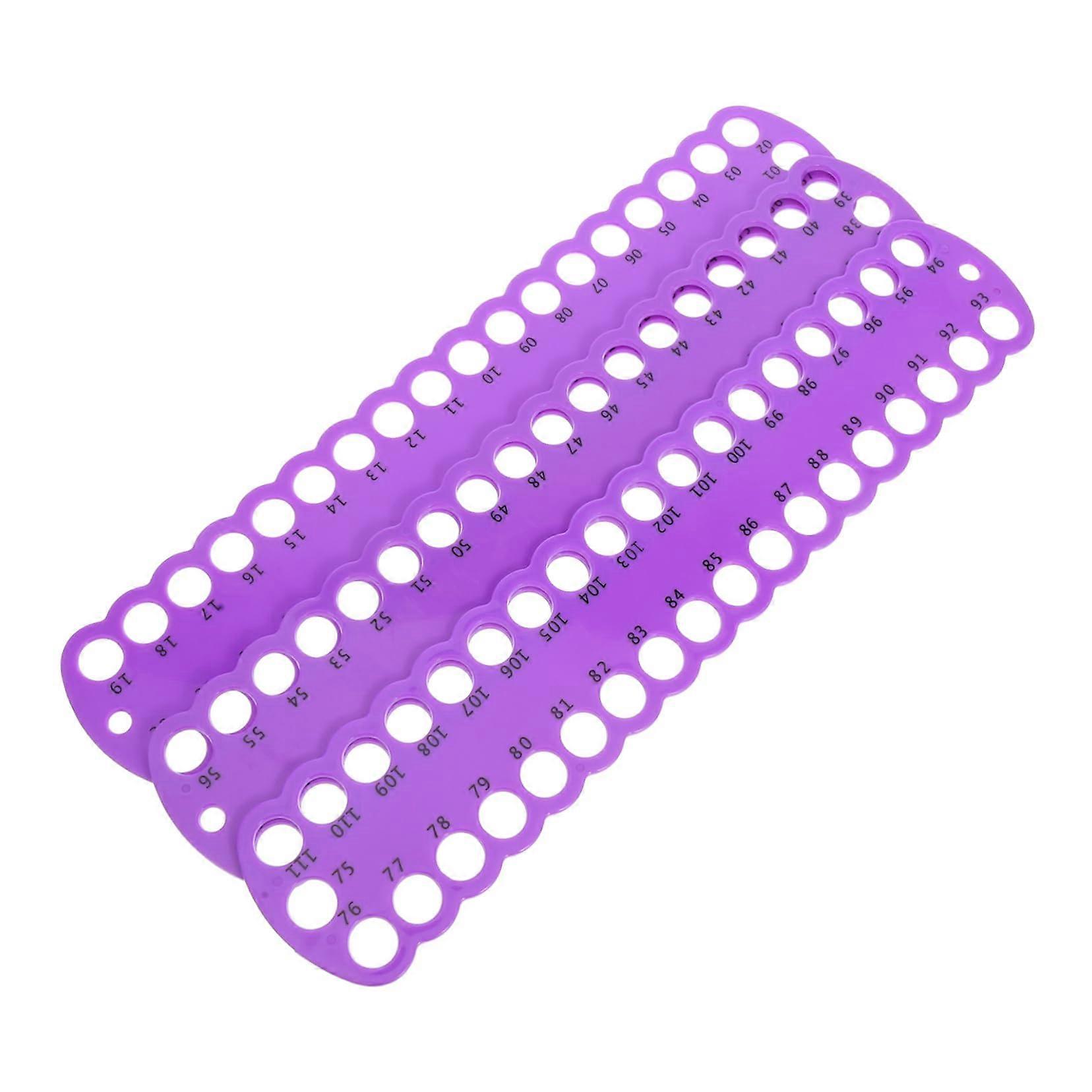 3pcs Plastic Embroidery Thread Organizer MultiHole Floss Holder for Cross Stitch