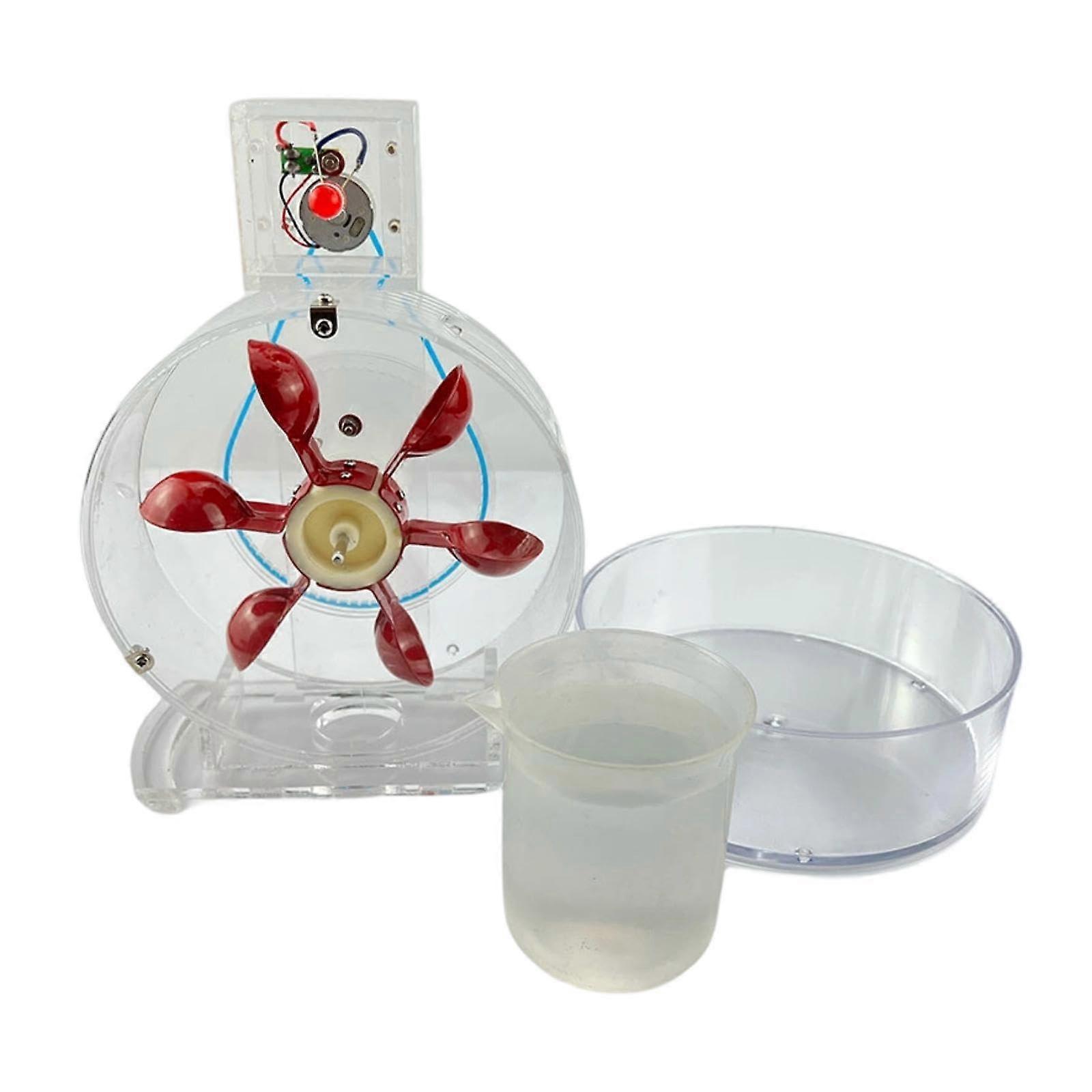 Hydropower Experiment Kit with LED Indicator for Clear Energy Conversion and Interactive Classroom Learning