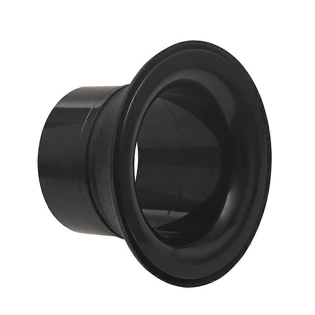 Black ABS Drum Port Protector with Mic Mount for Stable Drum Head Protection and Stage Use