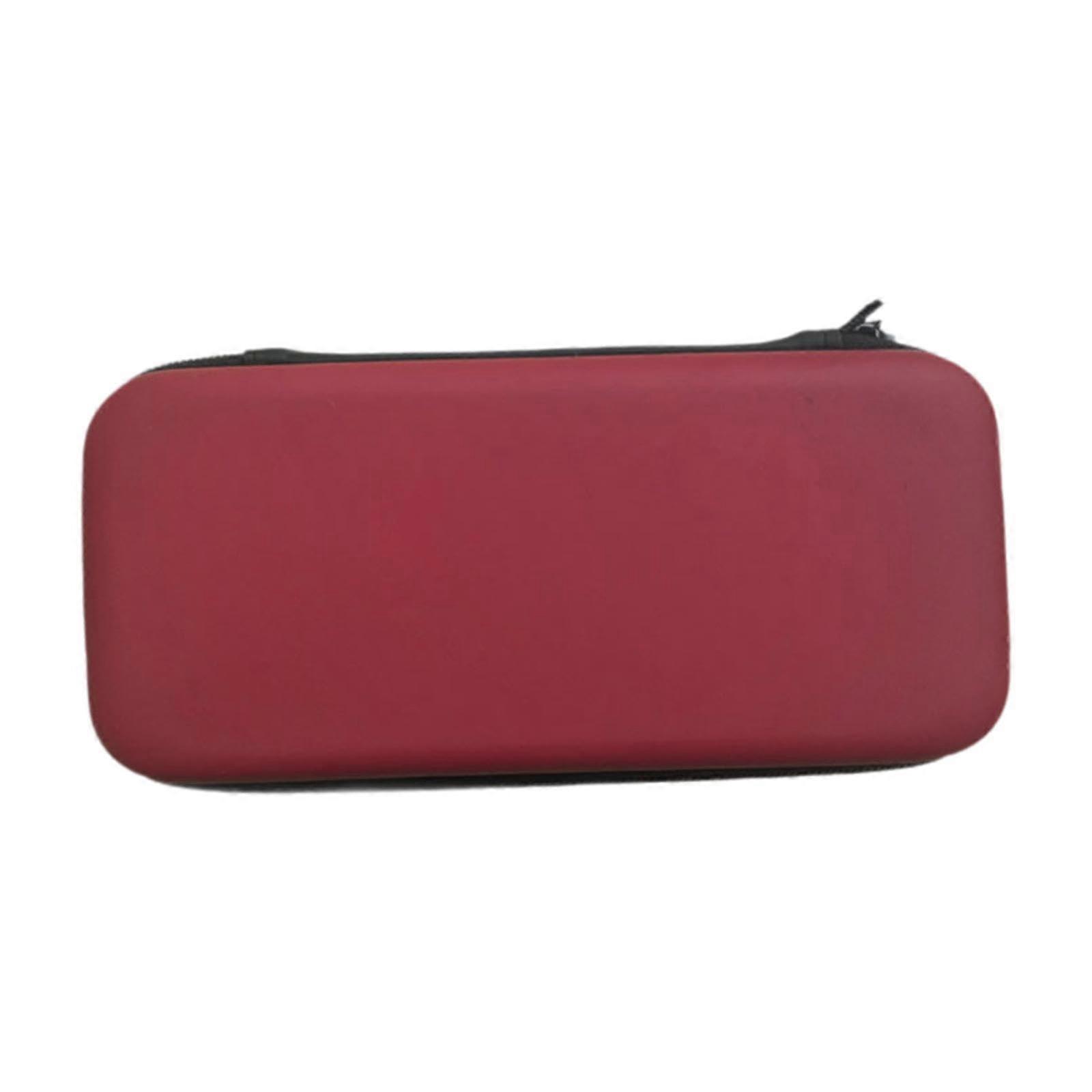 Fishing Tackle Box Hard Case Waterproof Lure Organizer with Large Capacity Tangle Compartments Red