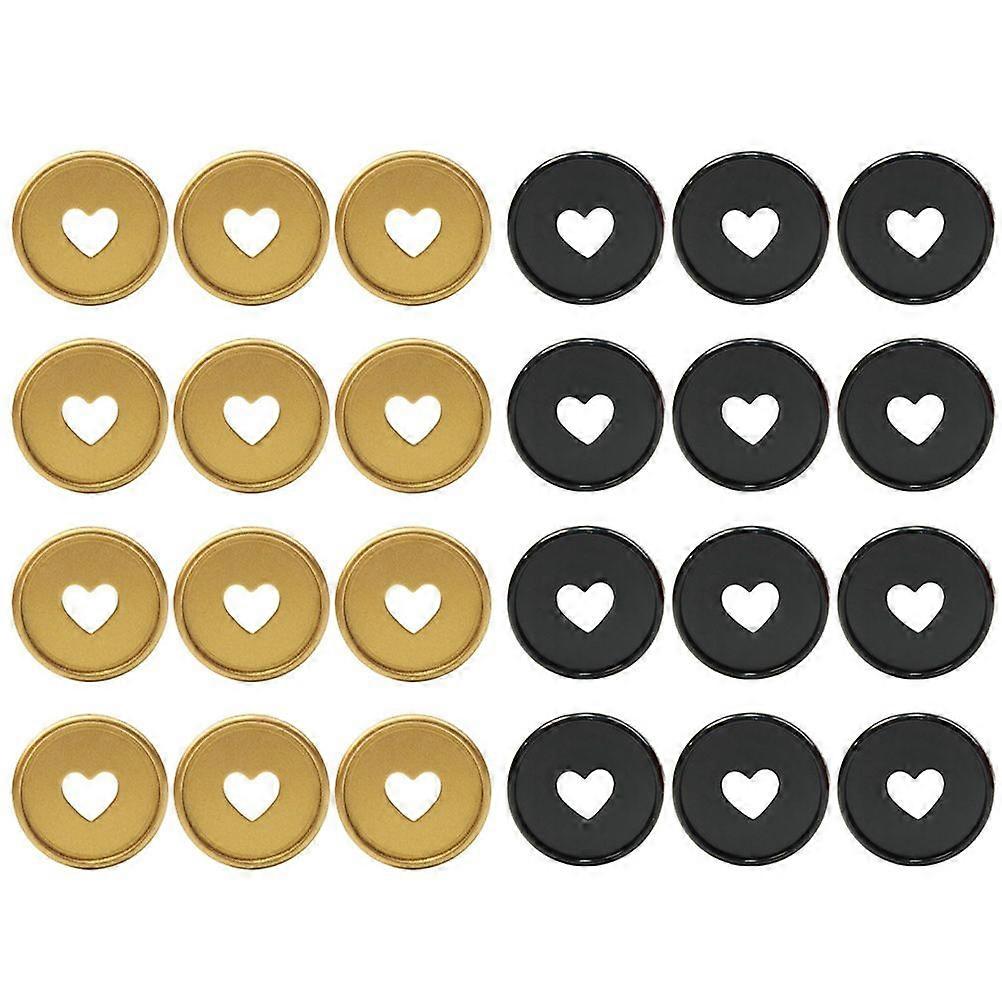 24Pcs Loose-leaf Binding Tools Multi-use Binding Discs Notebooks Binding Discs Planner Binding Tools