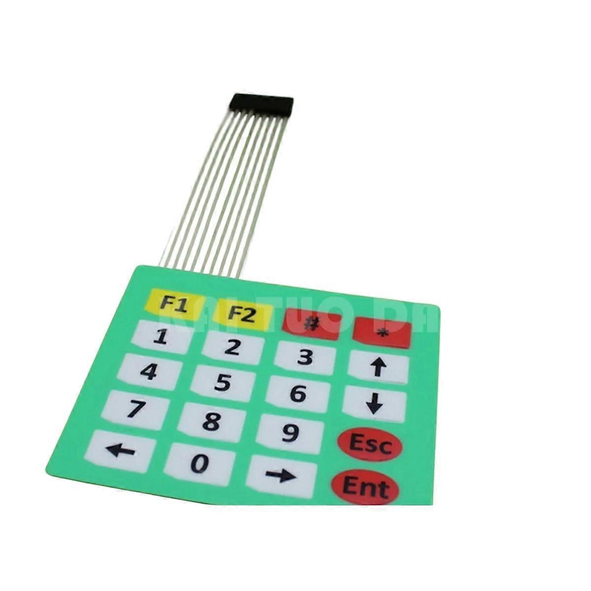 4x5 Matrix Membrane Switch Keyboard 20 Key Keypad for Microcontroller and Industrial Control Panel