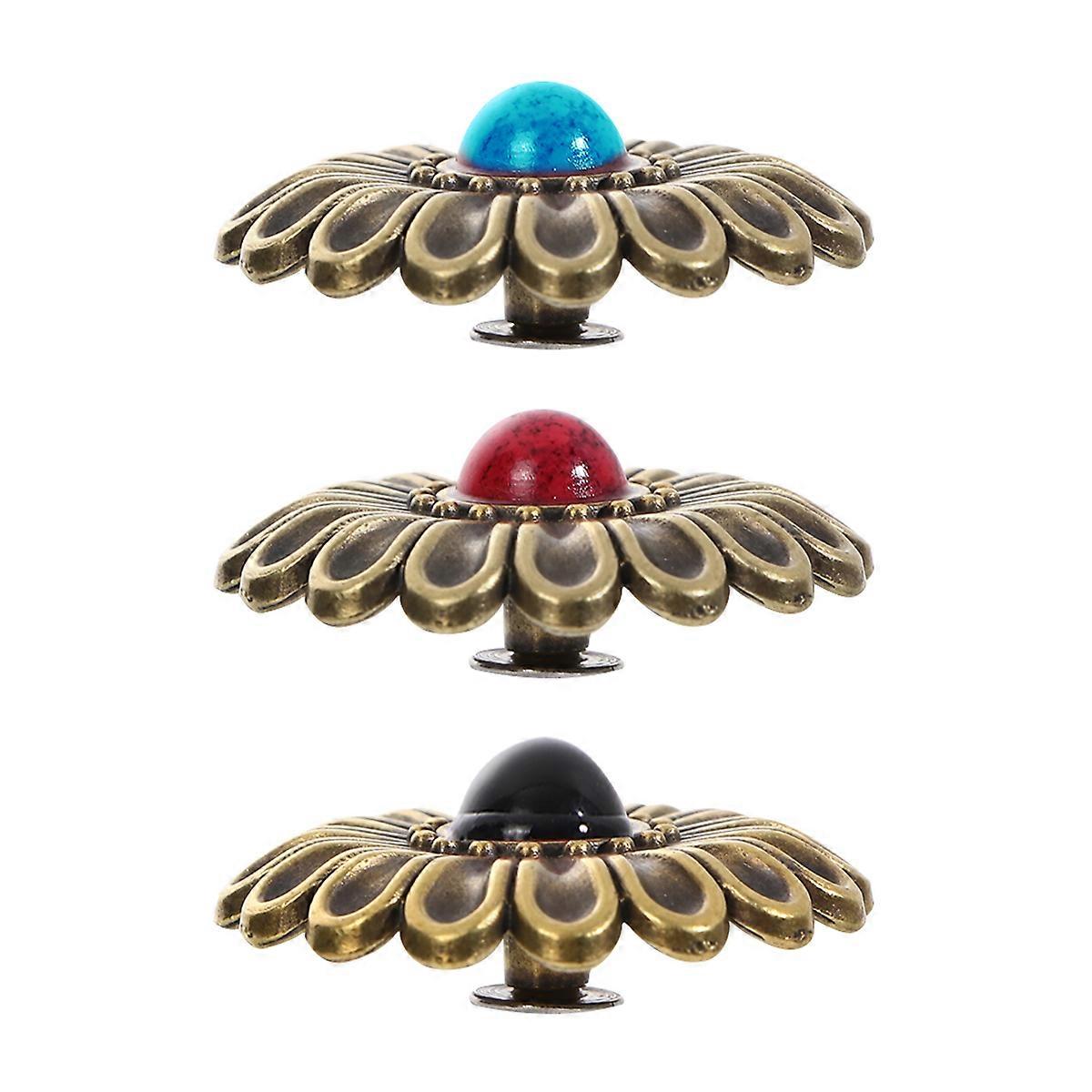 Snap Button Fastener Snap Fastener Kit for Decoration 3Pcs