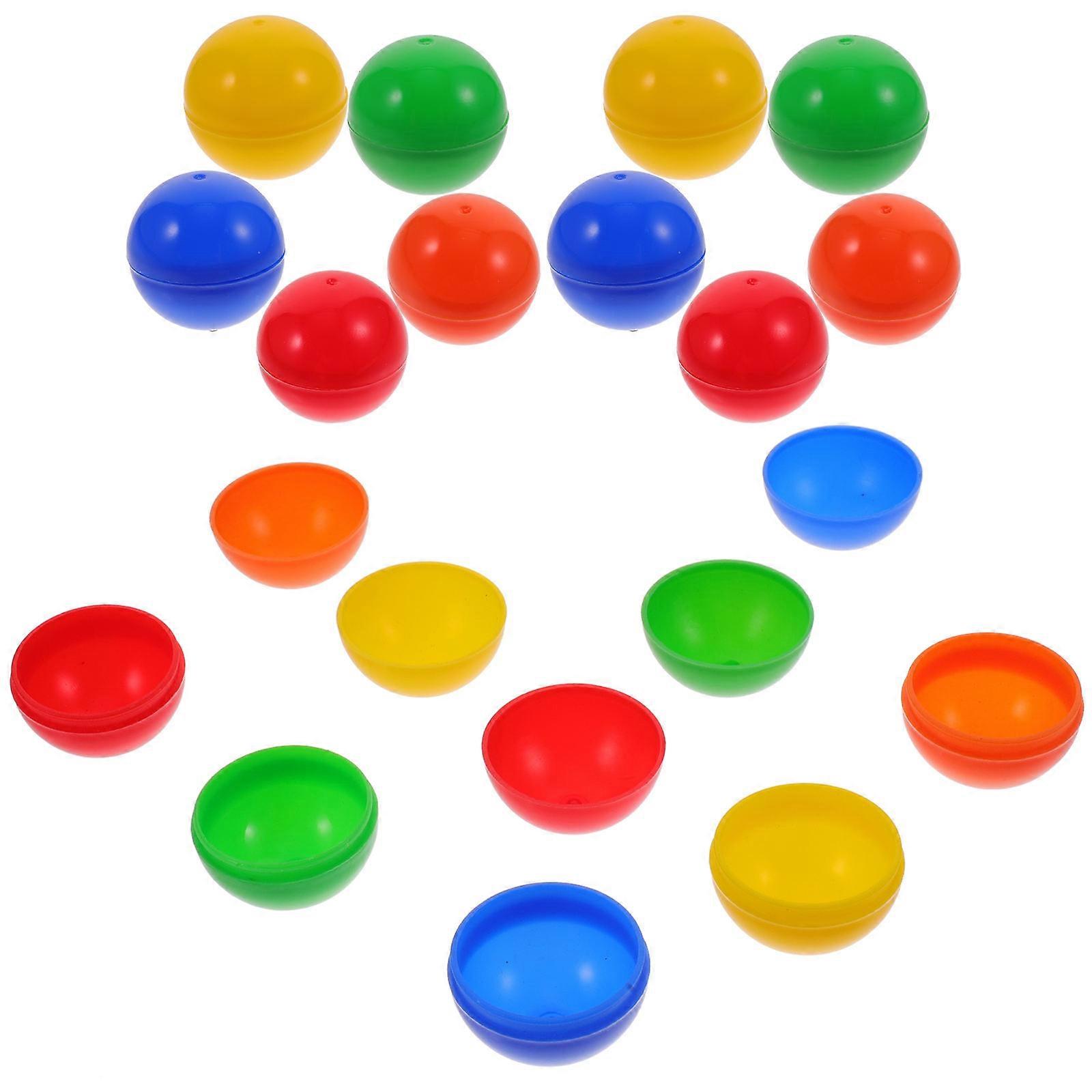 Colorful Raffle Balls Plastic Game Balls for Use 20Pcs