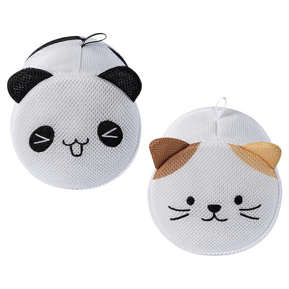 Laundry Bag for Storage Mesh Laundry Wash Bags 4Pcs Cartoon Pattern