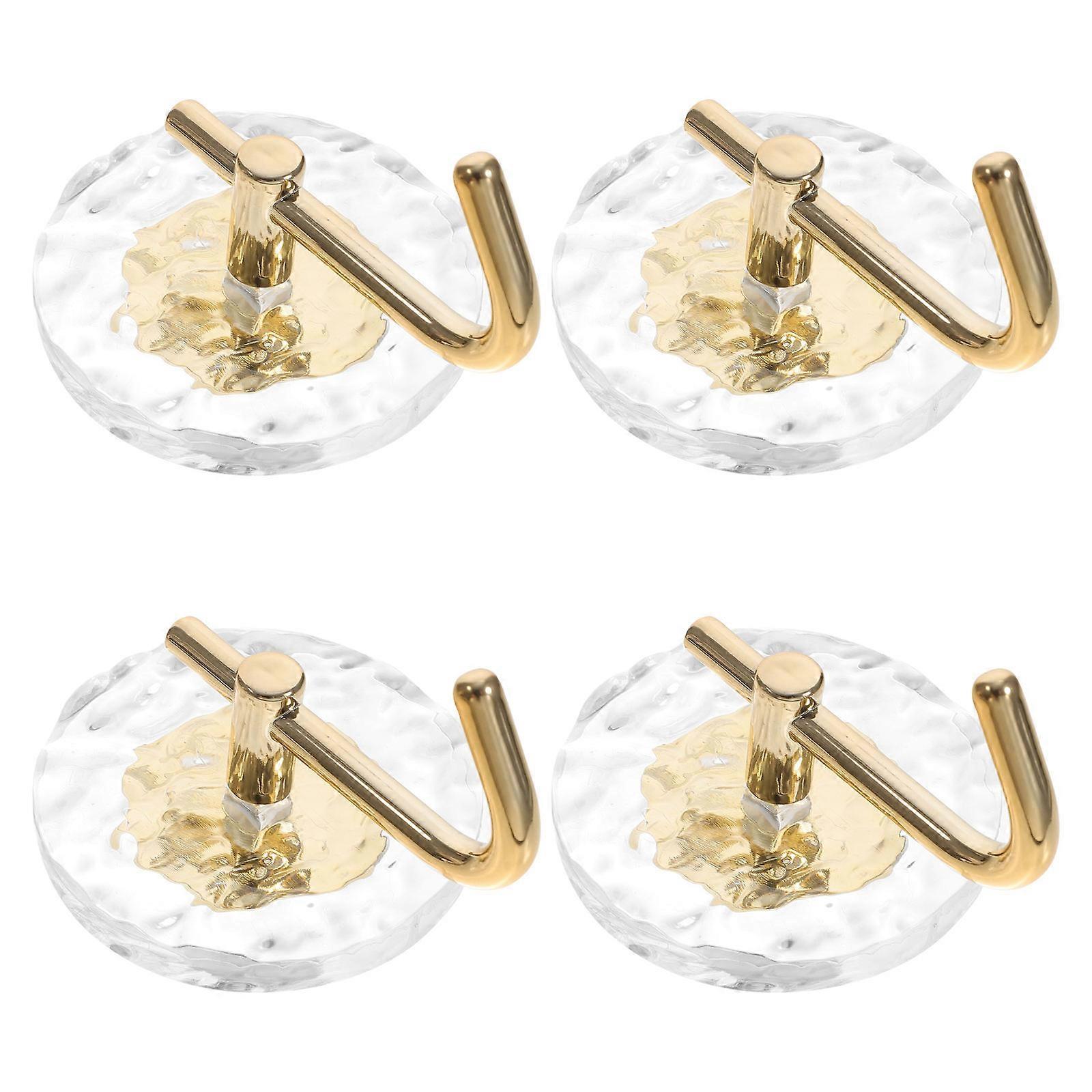 Self Adhesive Coat Hooks Wall Hooks for Hanging 8Pcs Multi Color