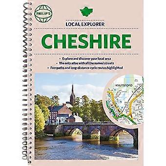 Philip's Local Explorer Street Atlas Cheshire: (édition en spirale) (Philip's Street Atlas)