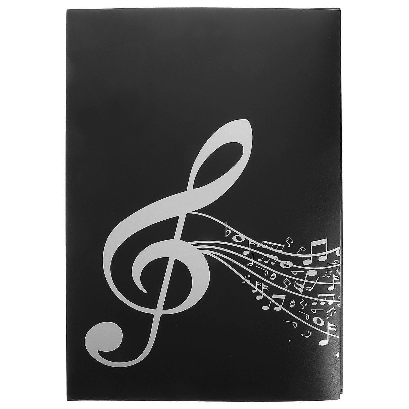 Music Sheet Folder Piano Sheet Organizer for Students 4 Page Binder
