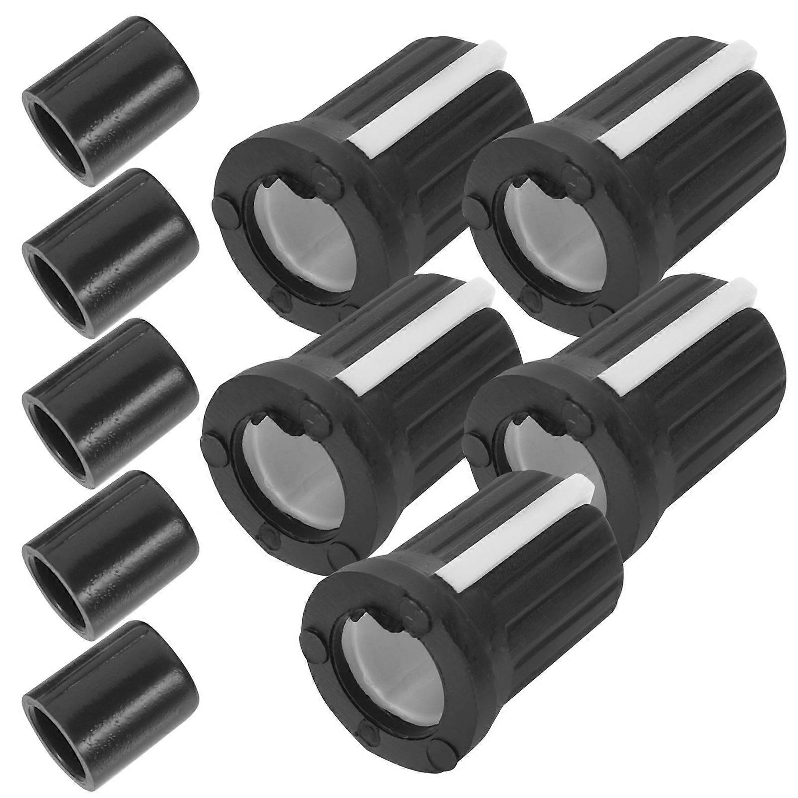 Potentiometer Volume Tone Knobs Control Accessories for Instrument 15Pcs Plastic
