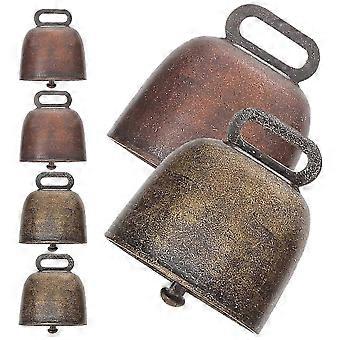 6 Stück Kupfer-Tierglocken, Anti-Verlust-Tierglocken, kleine Metallglöckchen, Anhänger für Haustierhalsbänder, kleine Glöckchen