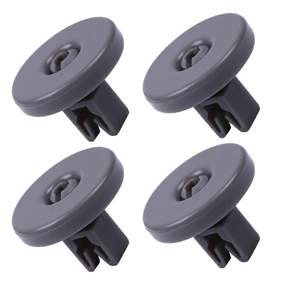 4Pcs Professional Dishwasher Lower Rack Rollers Wheels Replacement Parts