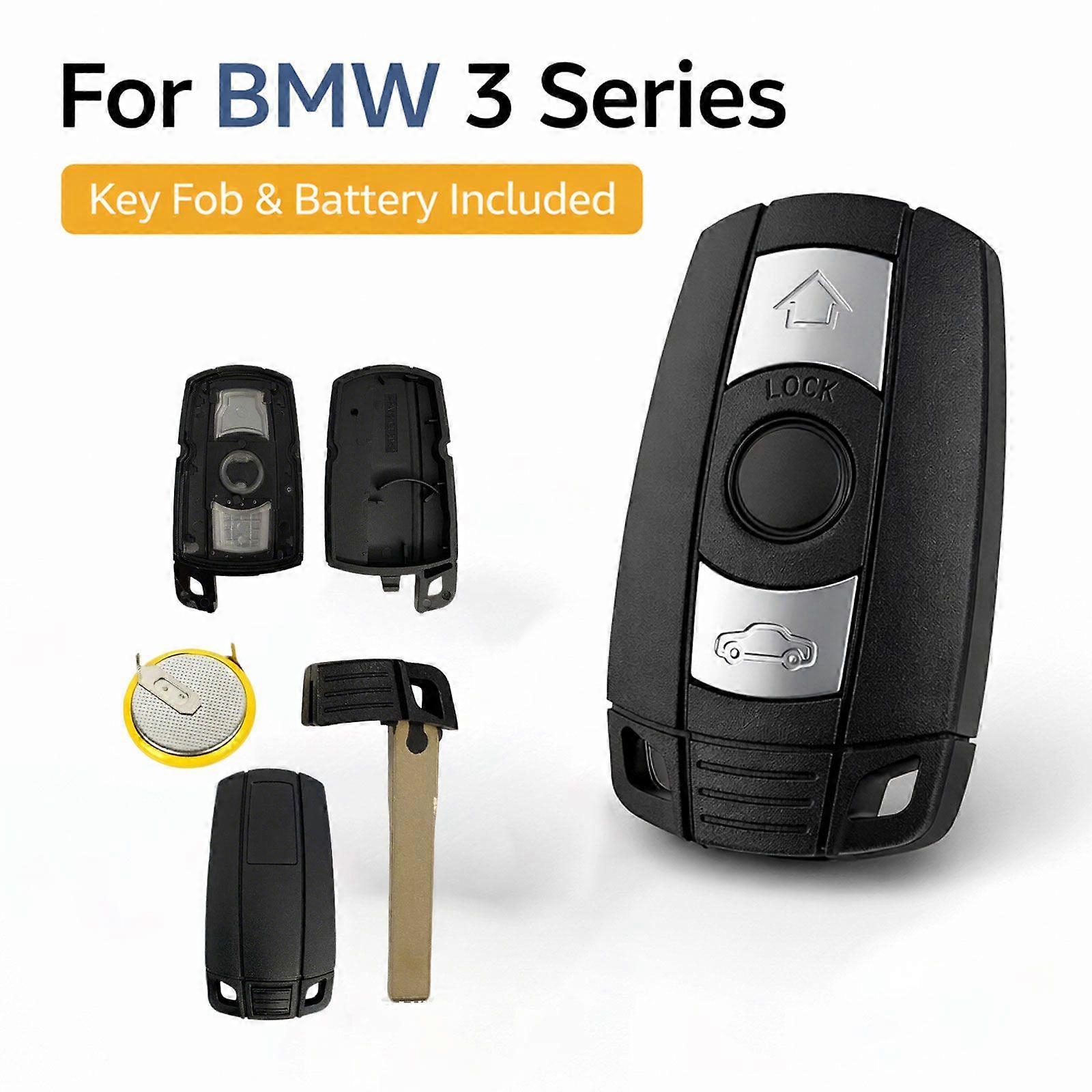 BMW 3 E90 E91 E92 E93 5 E60 E61 Fjärrnyckelfodral Batteribyte