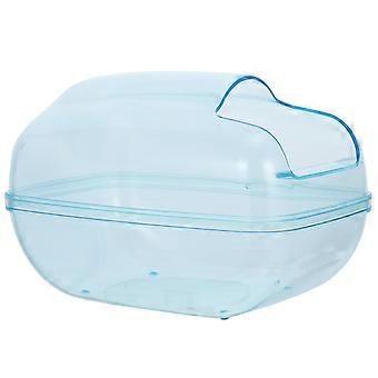 Hamstersandbad Transparent plastbadkar för små husdjur