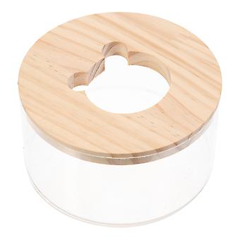Hamster-Sandbadewanne aus Acrylholz, Kleintierbedarf zum Baden