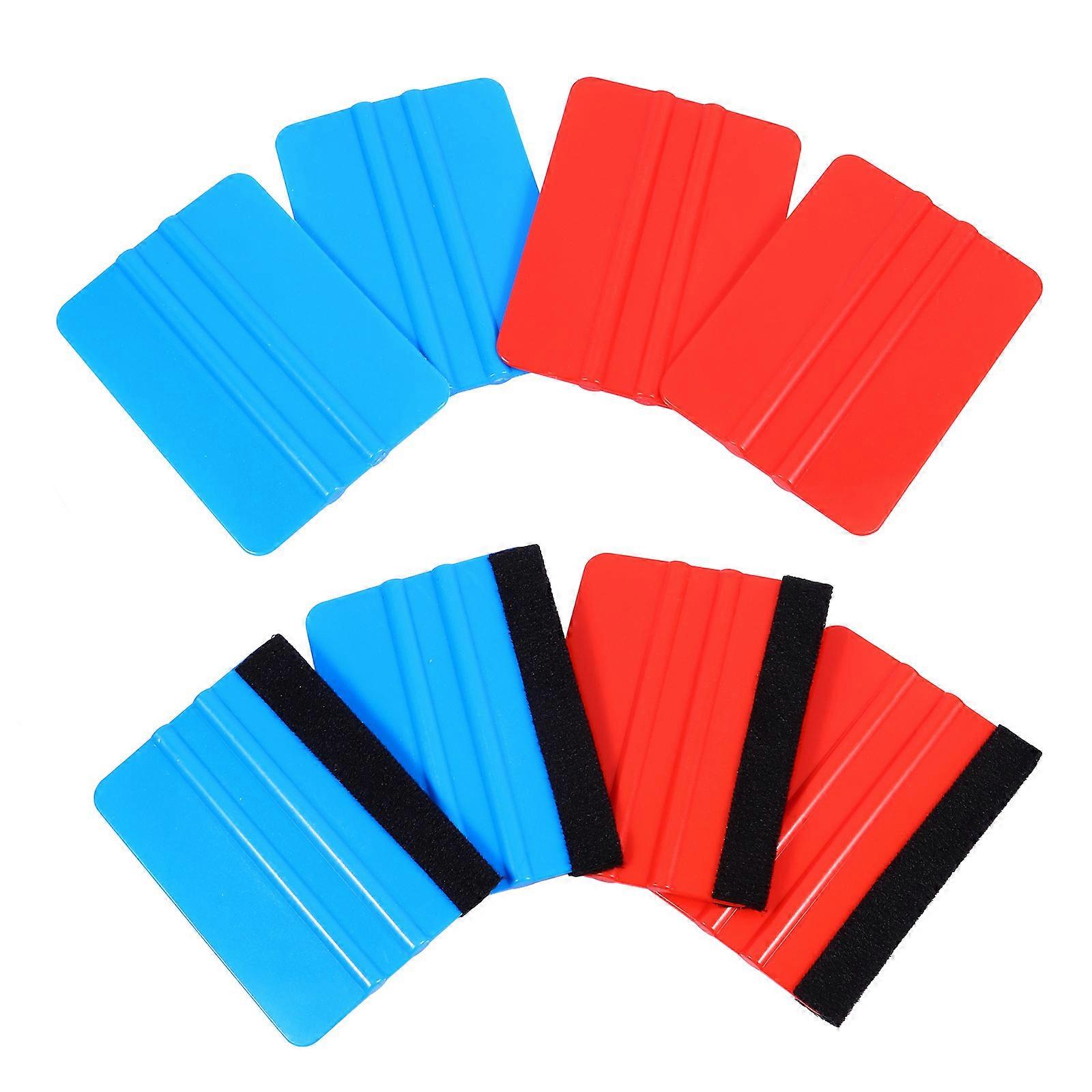 Assorted Color Double Sided Tool for Car Use with 8Pcs Squeegee