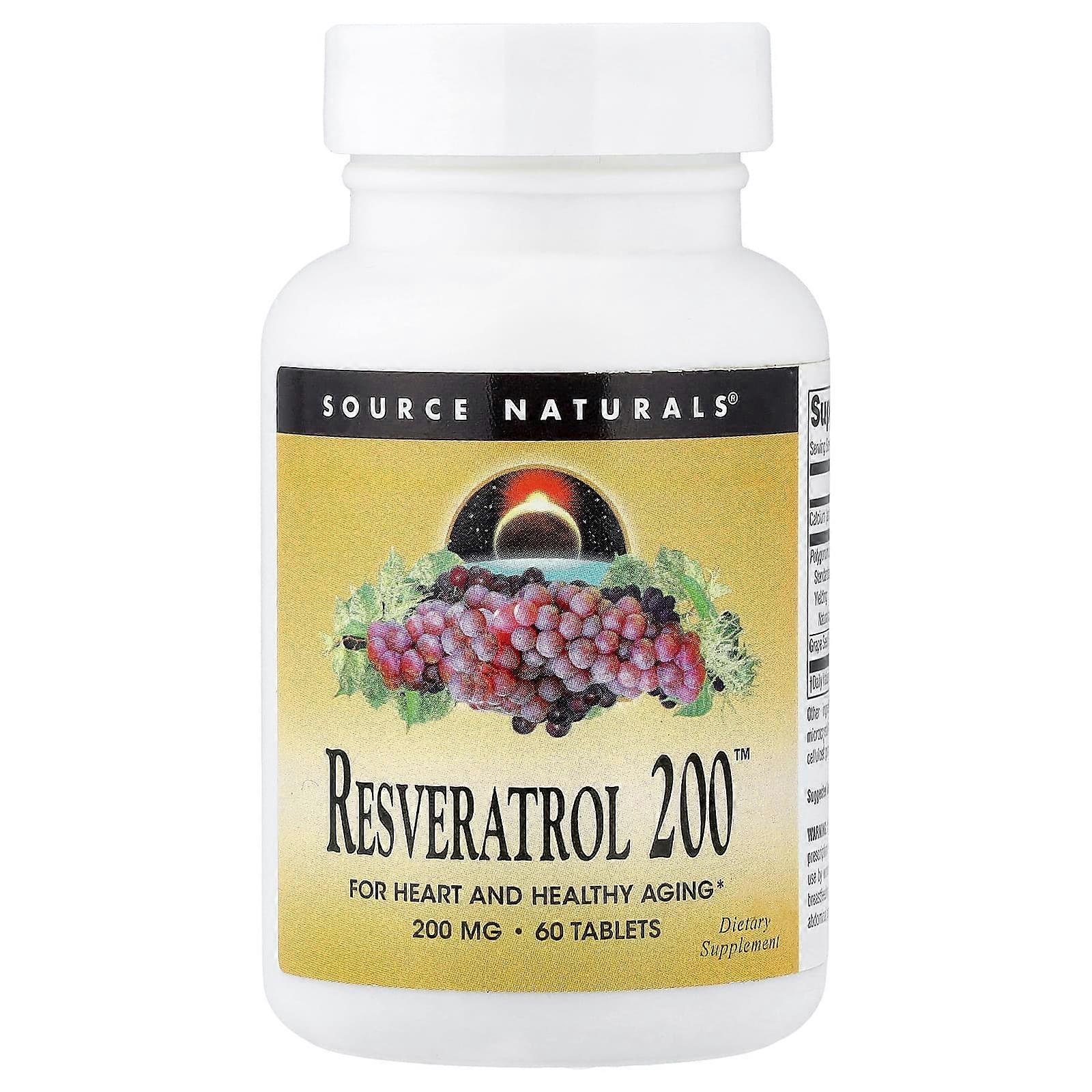 Source Naturals, Resveratrol 200™, 60 Tablets