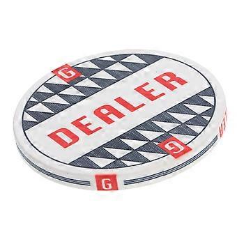 Ceramic Chip Poker Button for Decoration White Durable Poker Accessory