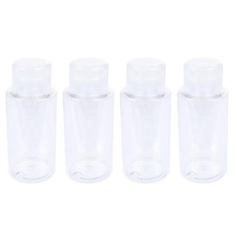 Plastic Empty Bottles Durable Travel Bottles for Cleaning Use 4Pcs