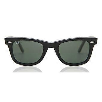 Ray-Ban RB2140 Wayfarer 135831 Zonnebril met volledig montuur, zwart, unisex, UV3, origineel