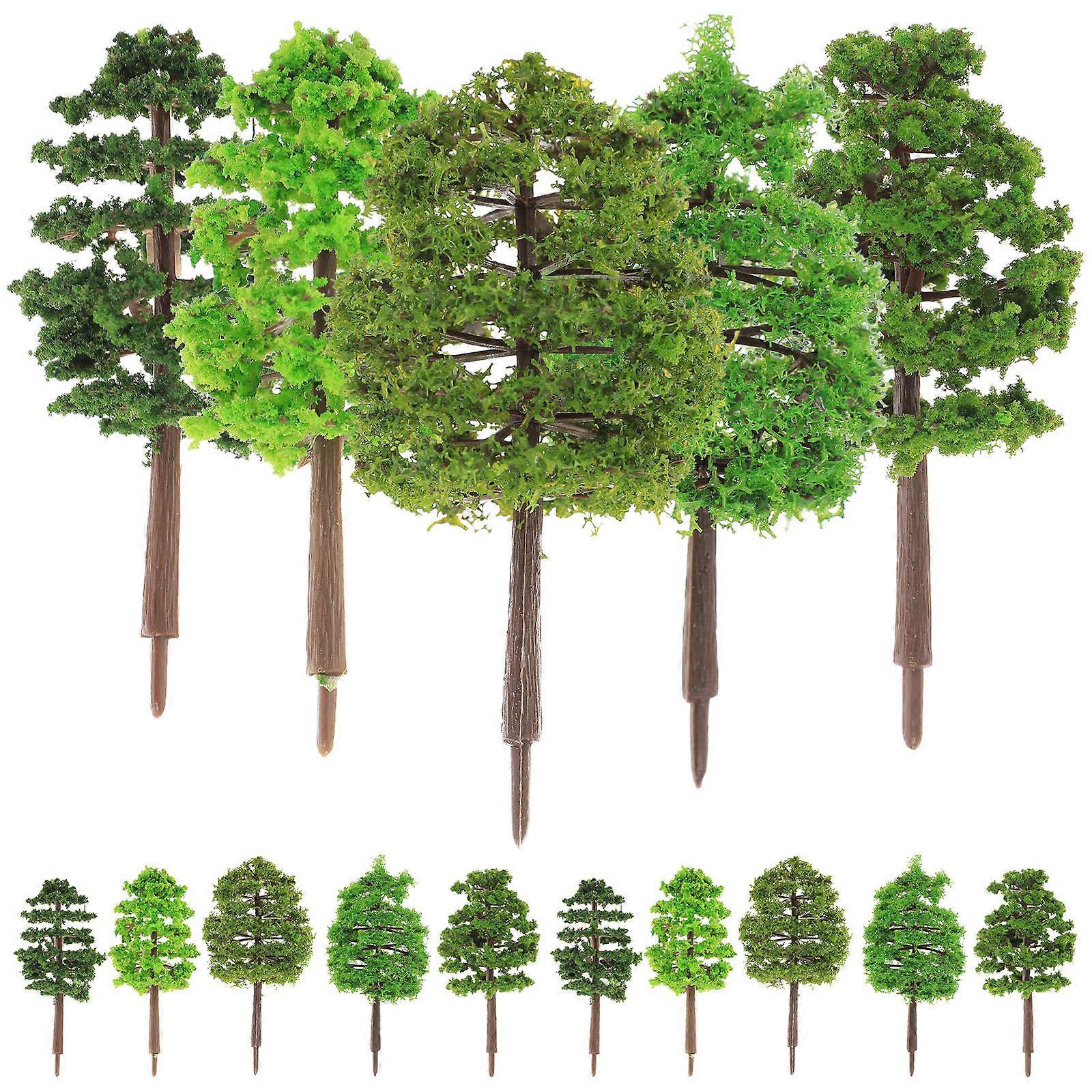 Artificial Tree Model for Decor 30Pcs DIY Mini Landscape Tree Model