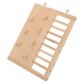 Houten hamsterladder speelgoed voor kleine huisdieren.