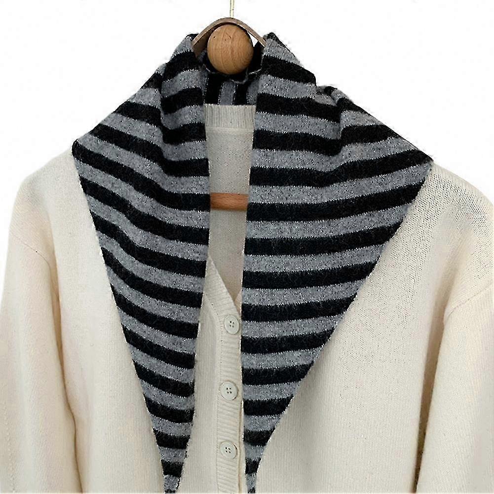 Black Triangle Scarf - Wool Blend, Durable High-Performance Design for Modern Trends
