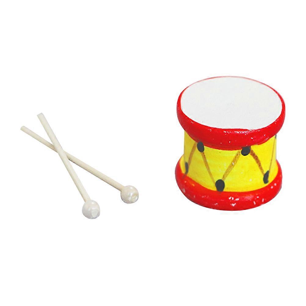 Assorted Color Mini Drum 1Set for Creative Decoration Use