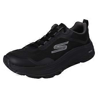 Skechers Herren-Sneaker Max Cushioning Arch Fit 220196 – Schwarz, Textil – UK-Größe 12 – EU-Größe 47,5 – US-Größe 13