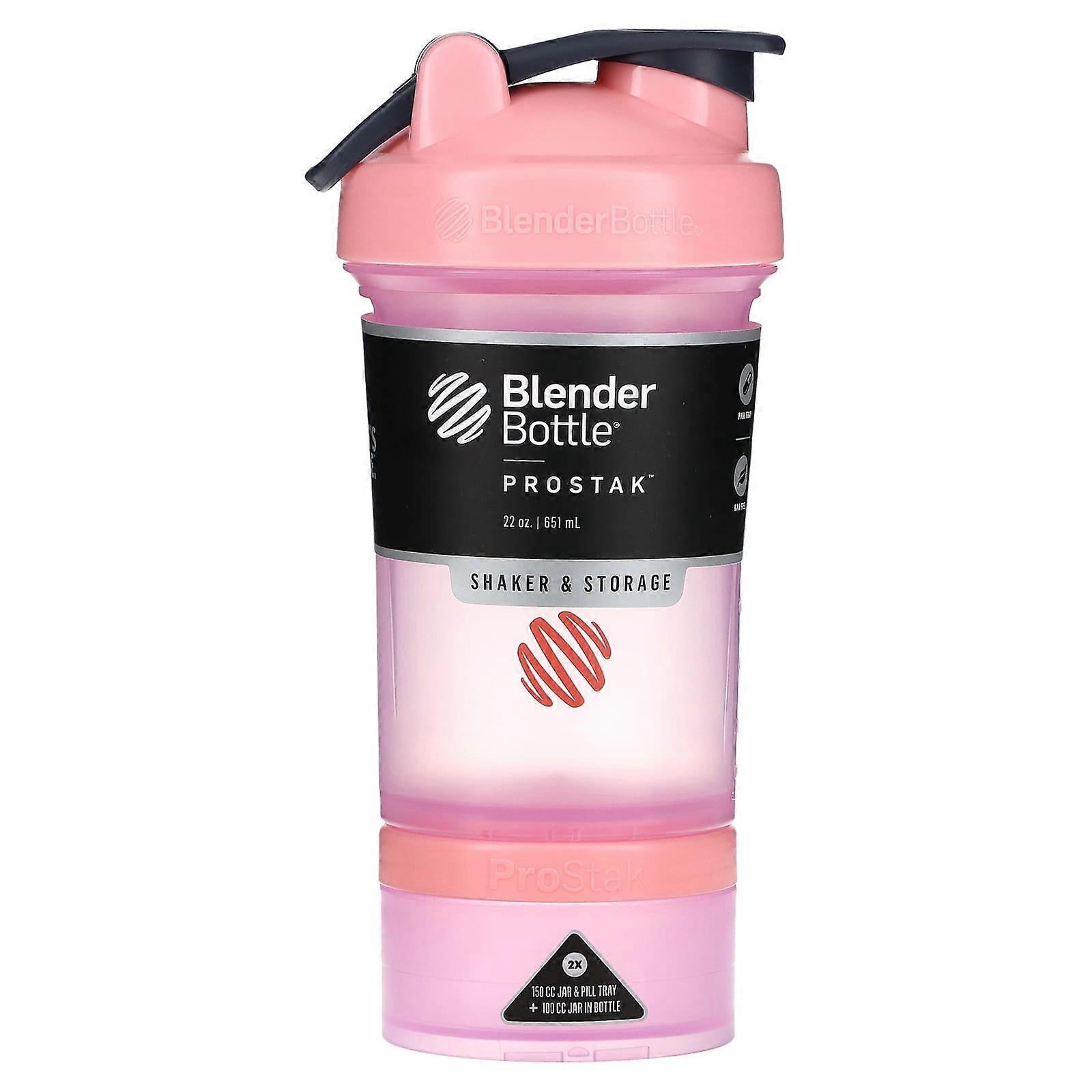 Blender Bottle, ProStak, FC Pink, 22 oz (651 ml), 2-Pack