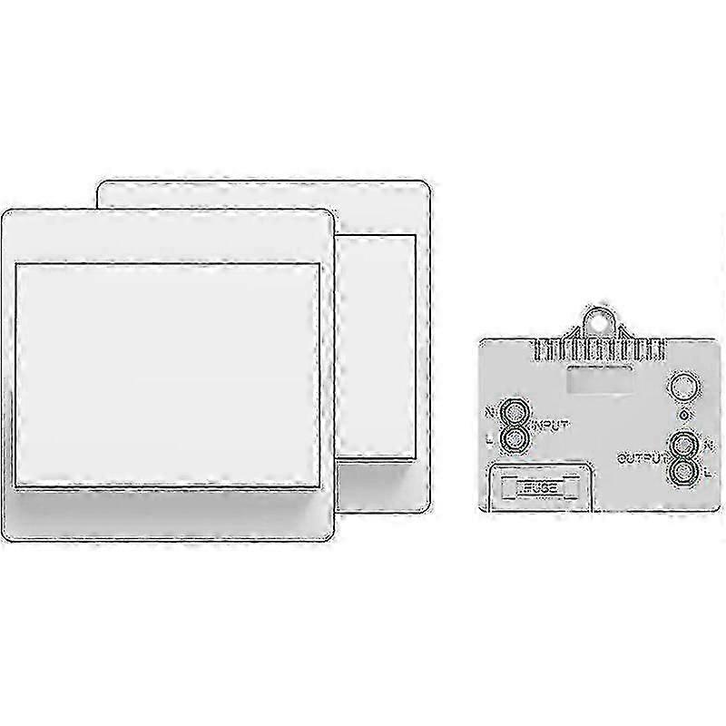 Direct install wireless switch compatible with lights, no power required