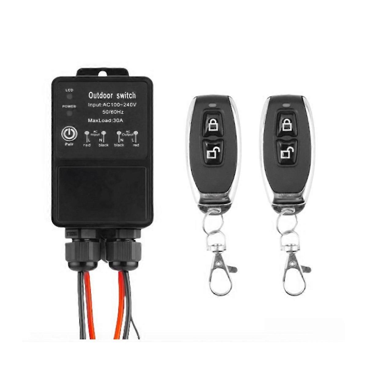 433MHz Remote Switch Compatible with 220V Relay Receiver