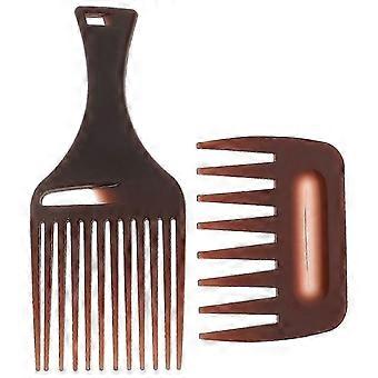XYYC-2pcs Ensemble de peignes de coiffure, peigne à dents larges