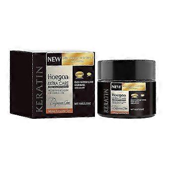Hoegoa Nährende und reparierende Haarmaske, repariert das Haar für natürlich volles und geschmeidiges Haar, nährt das Haar, Keratin-Haarmaske, Neuheit S03