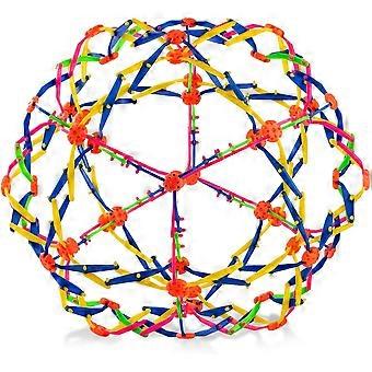 La nuova sfera giocattolo espandibile della sfera di respirazione di 4E per bambini e adulti, si espande da 5,6" a 12" - Giocattoli calmanti per bambini ADHD, Yoga Rilassamento Medita