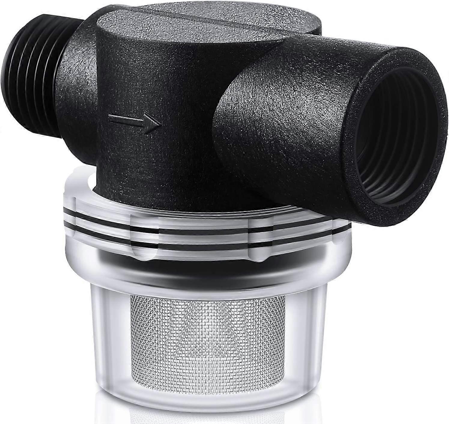Water Pump Strainer Filter, RV Replacement 1/2" Twisted Pipe Strainer