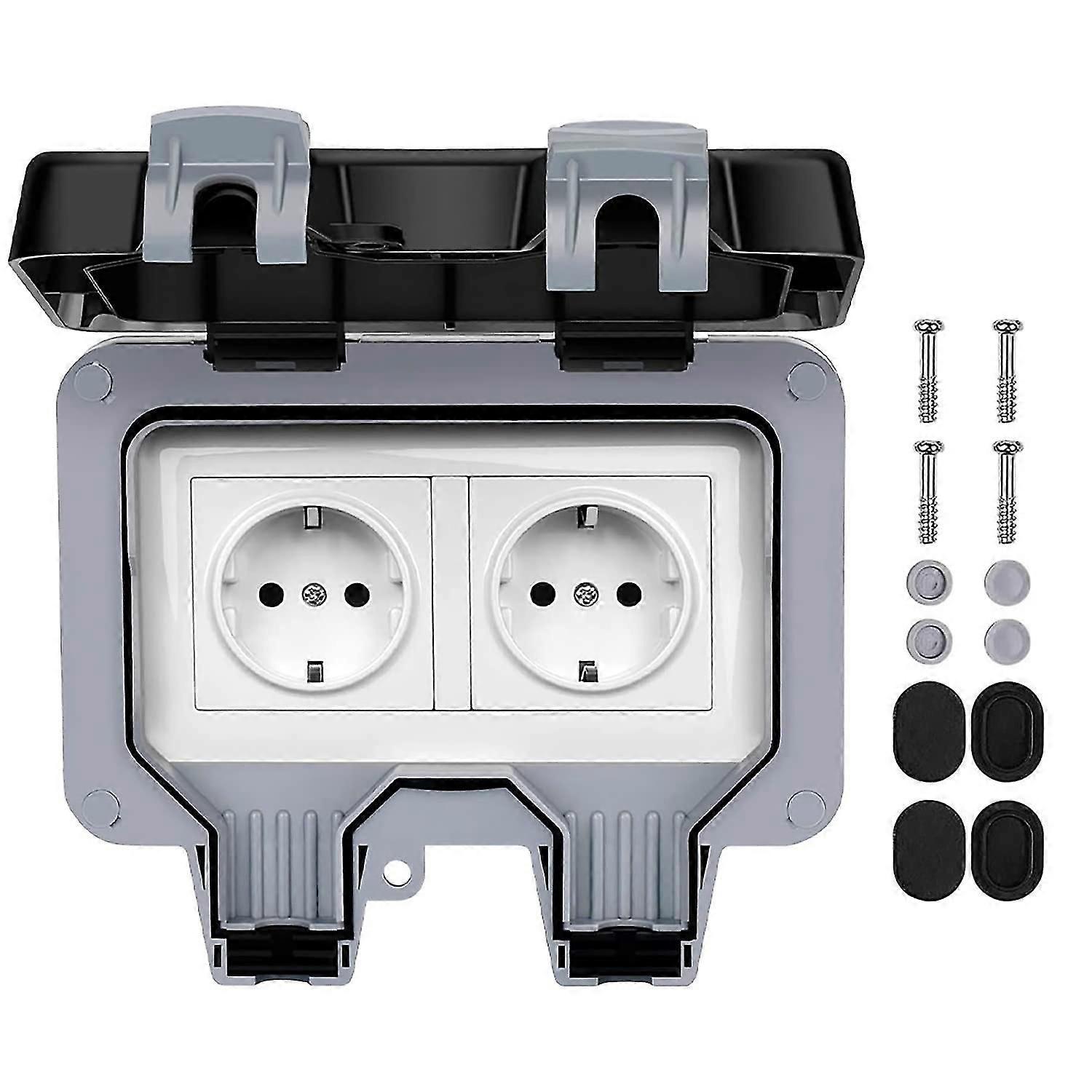 Enchufe impermeable para exteriores IP66
