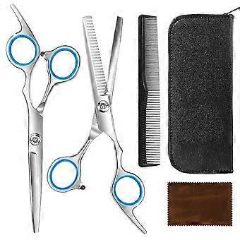 Professional Hair Scissors Set, Stainless Hairdressing Scissors Thinning Scissors For Thin