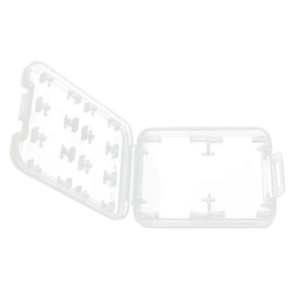 Multifunctional Clear Micro SD TF SDHC MSPD Memory Card Storage Box Holder Case