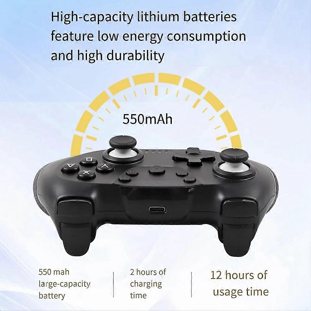 Wireless Controller for Switch/Switch 2 Gamepad Controle Compatible with PC with 6-Axis/Turbo/Ergonomic Function