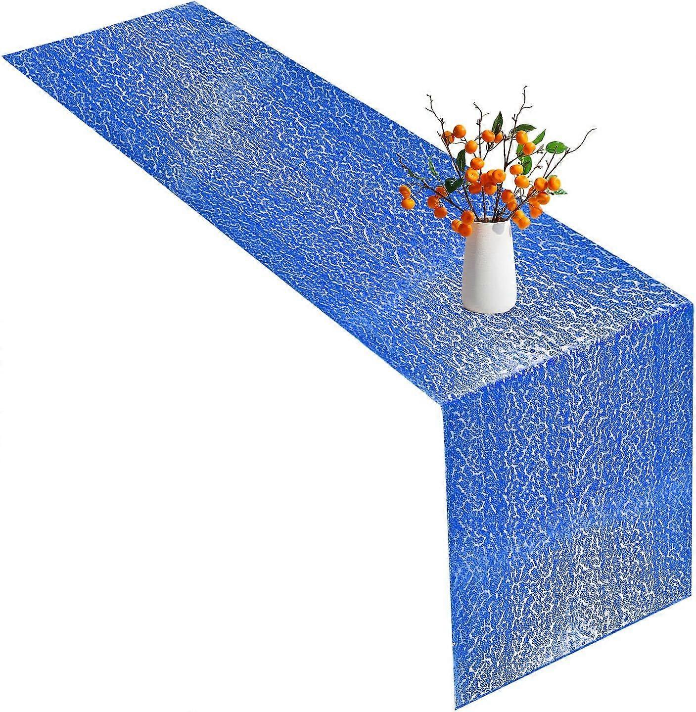 Sequin Table Runner 12 x 72inch Table Runner Royal Blue Sequin Table Cloths for